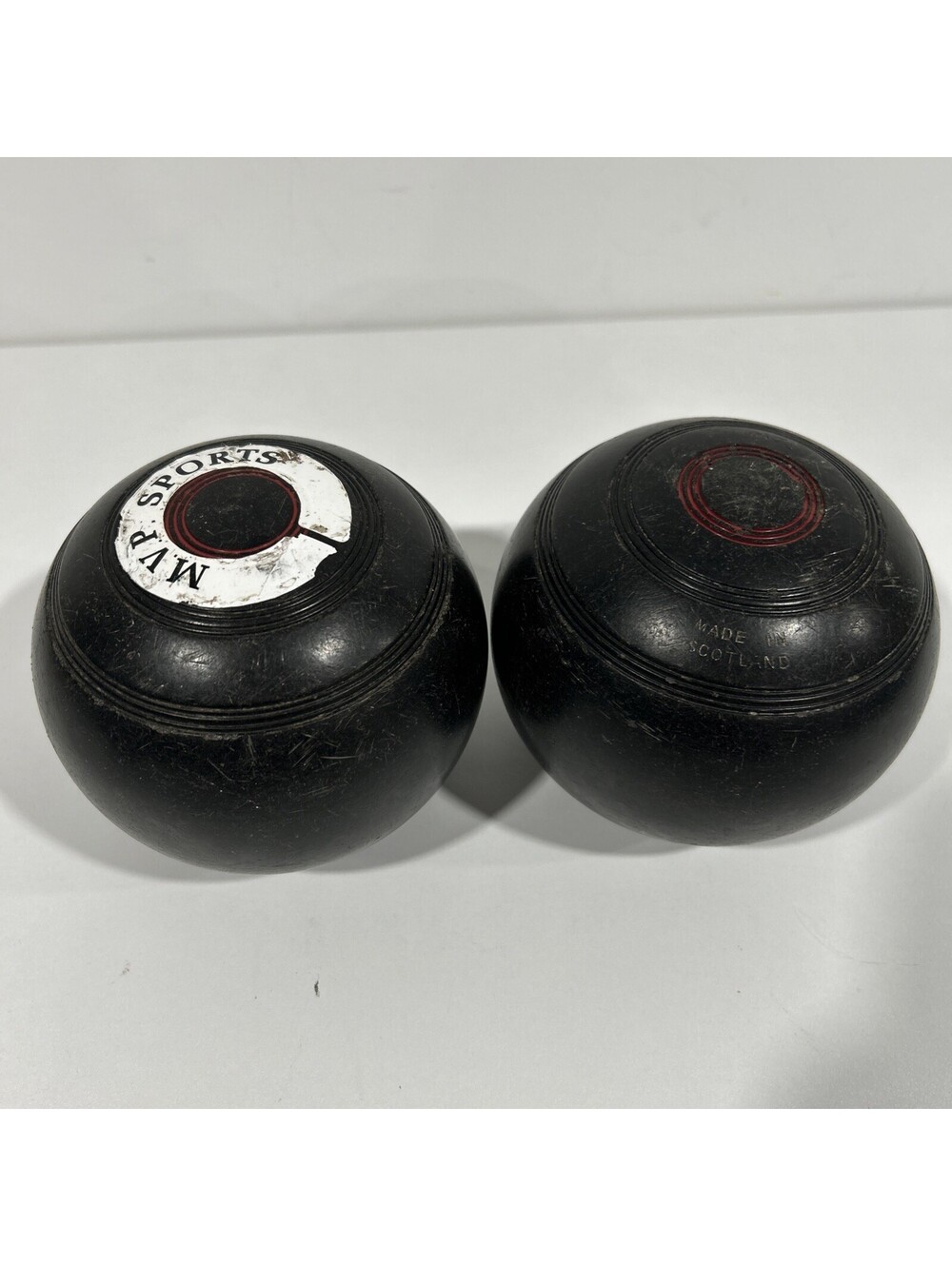 MVP SPORTS Lawn Bowl Balls Set Of 2 Crown Green